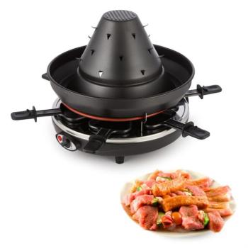 Klarstein Taste Volcano, raclette grill, 1500 W, tatár grill, 8 személy kép