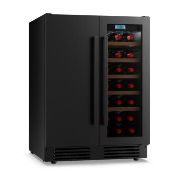 Klarstein Velaire 2 zónás, pult alá helyezhető borhűtő | 126 l | 21 palack | UV-védelem | 60 cm kép