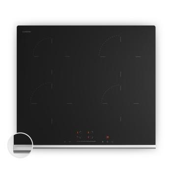 Klarstein Verosteel indukciós főzőlap | Elegáns, minimalista, erőteljes | 4 főzőzóna | 7400 W | 60 cm kép