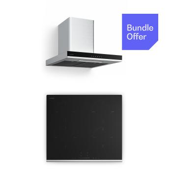 Klarstein Verosteel indukciós főzőlap + Verosteel páraelszívó | 60 cm kép