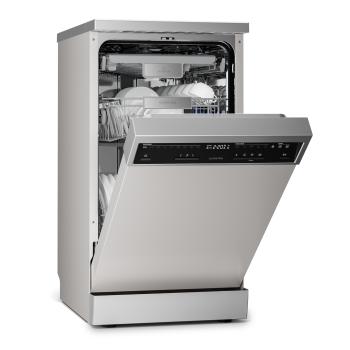 Klarstein Verosteel szabadonálló mosogatógép | Minimalista, kompakt, elegáns | EEC B | 45 cm kép