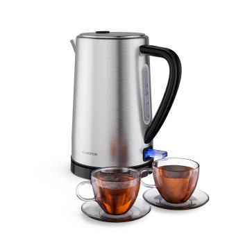 Klarstein Verosteel vízforraló | 1,7 liter | 2200 W | 360°-os forgó talp | Modern rozsdamentes acél dizájn kép