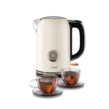 Klarstein Victoria vízforraló | 1,7 liter | 2200 W | 360°-os forgó talp | Időtlen dizájn kép