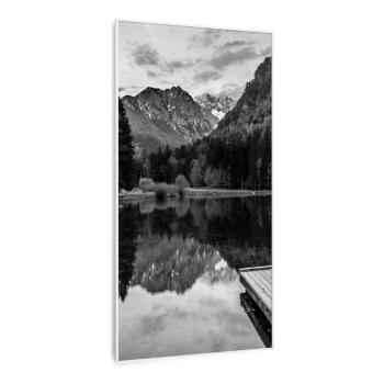 Klarstein Wonderwall Air Art Smart, infravörös hősugárzó, 60 x 120 cm, 700  W, fekete-fehér tenger kép