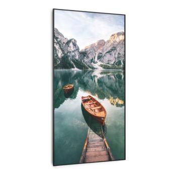 Klarstein Wonderwall Air Art Smart, infravörös hősugárzó, 60 x 120 cm, 700  W, tenger függőlegesen kép