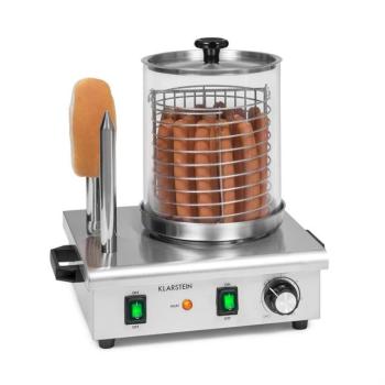 Klarstein Wurstfabrik 550, hot-dog készítő, 550 W, 5 l, 30 - 100 °C, üveg, rozsdamentes acél kép