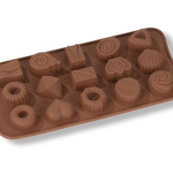 Klasszikus Szilikon Bonbonforma, 15 Részes kép