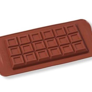 Kockás Táblás Csoki Szilikon Forma – Kreatív Desszertekhez kép