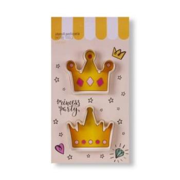 Korona alakú süti kiszúró készlet – 2 db-os forma szett kép