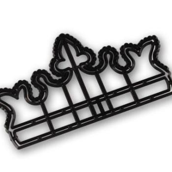 Korona kiszúró forma – elegáns tortadíszítéshez kép