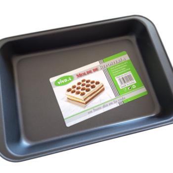 Közepes méretű magas peremű tepsi 33*23 cm kép