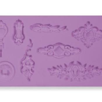 Kulcs és kulcslyuk szilikon fondant formázó kép