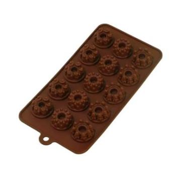 Különleges minikuglóf mintás szilikon bonbon forma 15 adagos kép