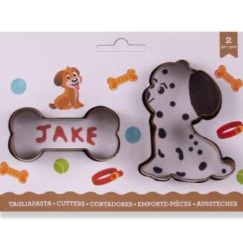 Kutya és csont formájú sütikiszúró készlet - 2 darabos kép