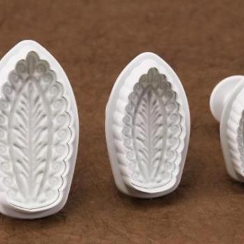 Levél fondant kiszúró – Elegáns tortadíszítéshez kép