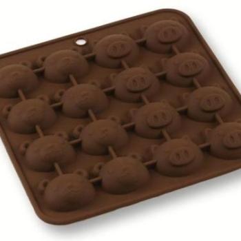 Maci és Malac Csoki Öntőforma – Szilikonból, Kreatív Desszertekhez kép