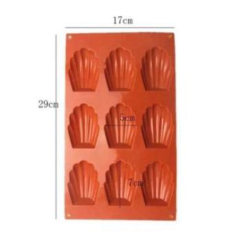 Madeleine Sütőforma – 9 Adagos Szilikon kép