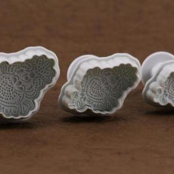 Marcipán kiszúró csipkemintával – 3 részes szett kép