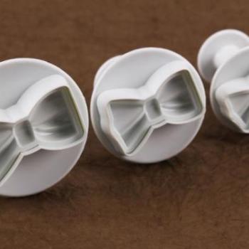 Masni formájú fondant kiszúró készlet – 3 különböző méretben kép