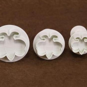 Méhecske fondant kiszúró szett – 3 db formázó kép