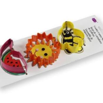 Méhecske, nap és dinnye süti kiszúró szett – nyári dekorációhoz kép