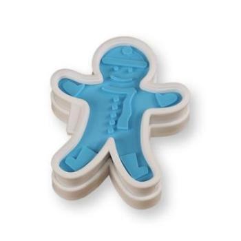 Mézeskalács ember kiszúró és mintázó szett – 5 darabos, karácsonyi minták kép