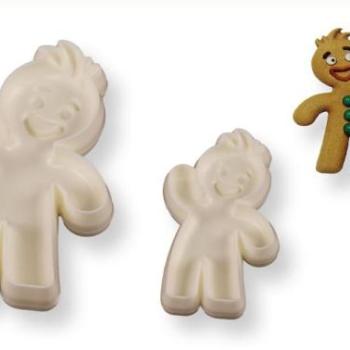Mézeskalács emberke forma – Kiszúró szett fondanthoz kép