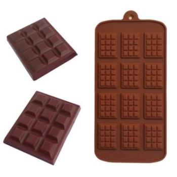 Mini Táblás Csokoládé Forma – Szilikon Öntőforma kép