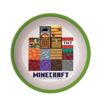 Műanyag tál csúszásmentes Minecraft kép