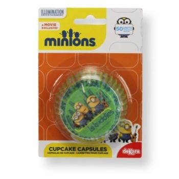 Muffin papír Minions mintás 50 db kép