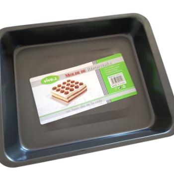 Nagy méretű magas peremű tepsi 35*28 cm kép