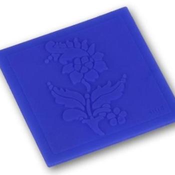 Nefelejcs mintás kisméretű fondant nyomólap – cukrászati díszítéshez kép