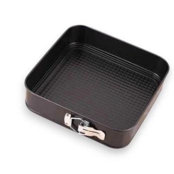 Négyzet alakú kapcsos tortaforma 21*21 cm kép