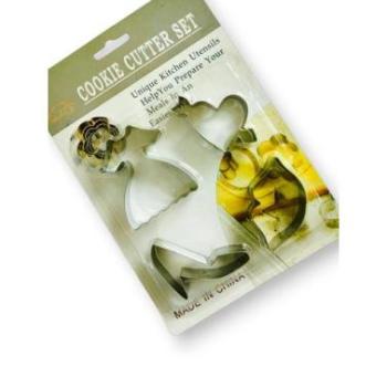 Női ruha sütikiszúró készlet, 4 részes, fém kép