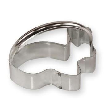 Nyuszi alakú sütemény kiszúró – Fém, tavaszi sütikhez kép