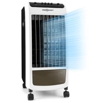 OneConcept Caribbean Blue léghűtő készülék, légfrissítő, ventilátor, 70 W, fekete/fehér kép