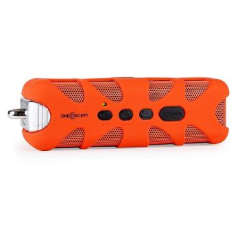 OneConcept Orange Know, bluetooth hangfal, AUX, akkumulátor, narancs kép