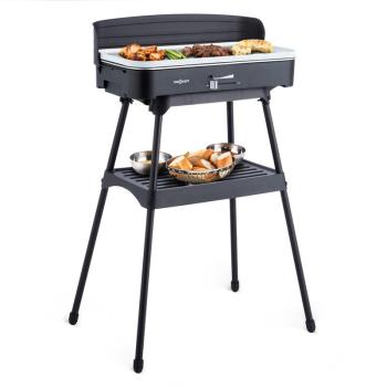 OneConcept Porterhouse, elektromos grillsütő, asztali grillsütő, 2200 W, kerámiaréteg kép