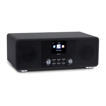 OneConcept Streamo CD, internet rádió, 2 x 10 W, WLAN, DAB+, FM, CD-lejátszó, BT, fekete kép