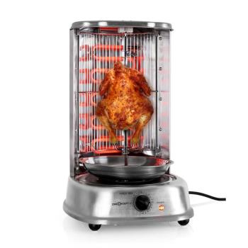 OneConcept Vertikális grill oneConcept Kebap Master, 1800 W, nemes acél kép