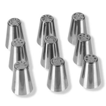 Orosz csővég készlet, Fém - nagy méret, 9 darabos kép