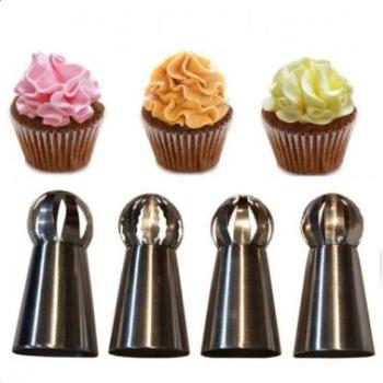 Orosz Díszítőcső Szett, Nagyméretű – 4 Részes Rozsdamentes Acél kép