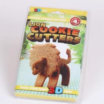 Oroszlános 3D Keksz Kiszúró - Kreatív Kekszek Minden Alkalomra kép