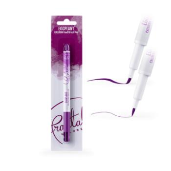 Padlizsán színű ételfesték filctoll tortadíszítéshez – Fractal kép