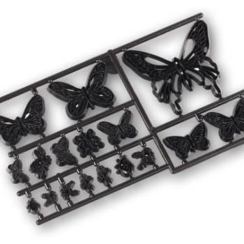 Pillangó és rovar mintás süti kiszúró szett – 3 db, tortadíszítéshez kép