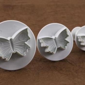 Pillangó Fondant Kiszúró Tortadíszítéshez – 3 Méretben kép