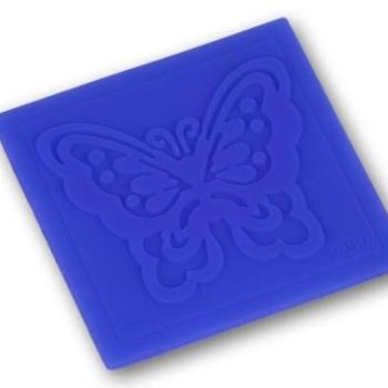 Pillangó mintás fondant mintázó lap, kis méretű kép