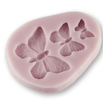 Pillangós szilikon fondant forma kép