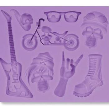 Rocksztár Fondant Formázó - Szilikon Dekorációs Eszköz kép