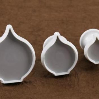 Rózsa Szirom Kiszúró Szett – Kisméretű, Fondant és Cukormasszához kép